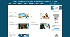 Desktop Screenshot of cajaabogtuc.org.ar