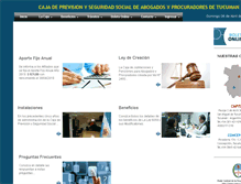 Tablet Screenshot of cajaabogtuc.org.ar